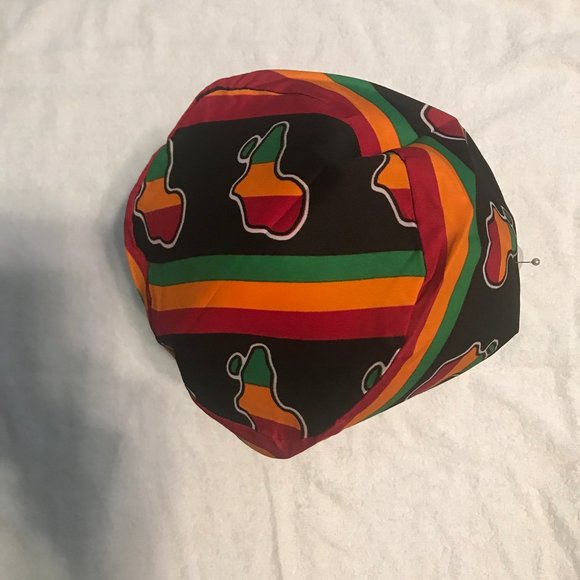 Set of 2 Kufi hats (Kente Print #1, and Pan African)  Kufi Hats - Picture 4 of 6